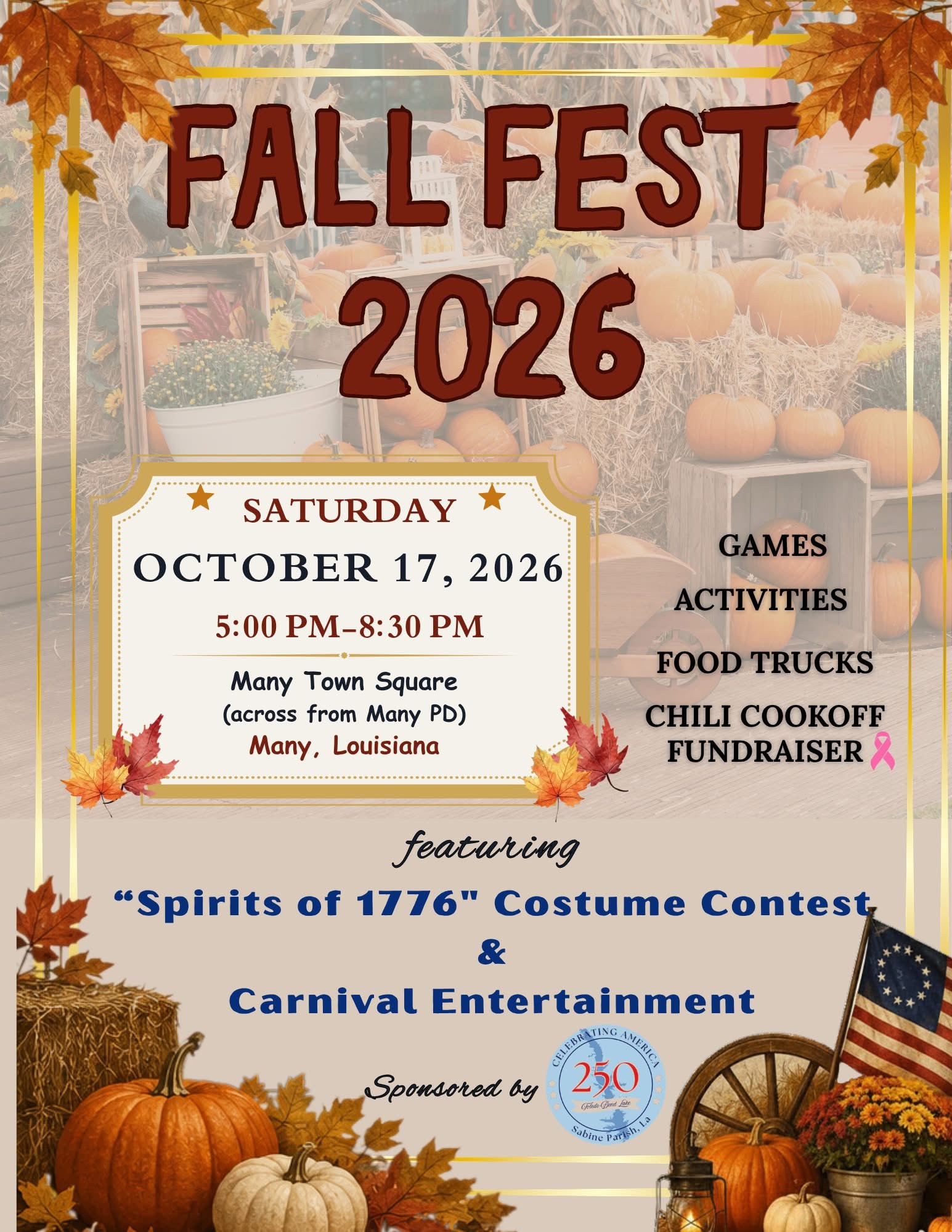 Fall Fest 2026 event announcement